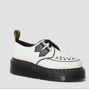 Dr. Marten Sidney Leather Creeper Platform Shoes